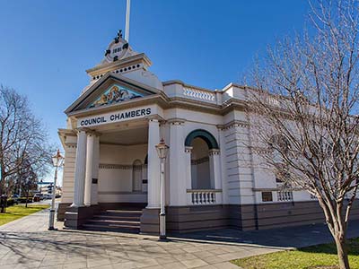 Museum of the Riverina Historic Council Chambers site event venue in Wagga Wagga