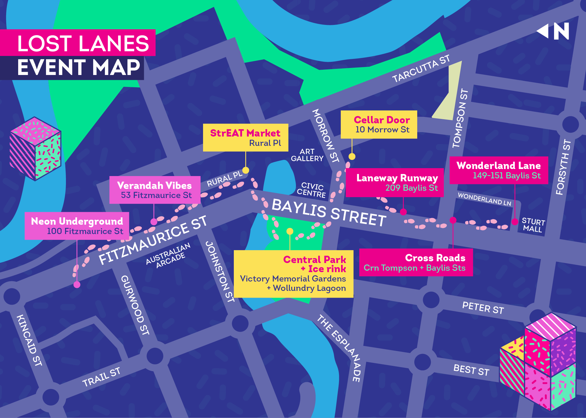 Lost Lanes 2021 Map