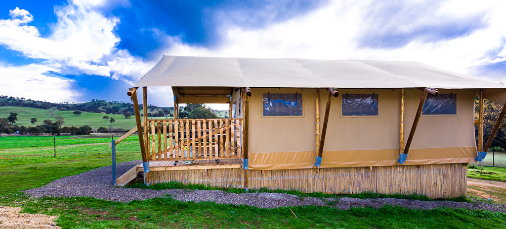 Glamping at Hillview Farmstay