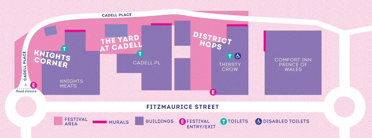 Lost Lanes Festival Map