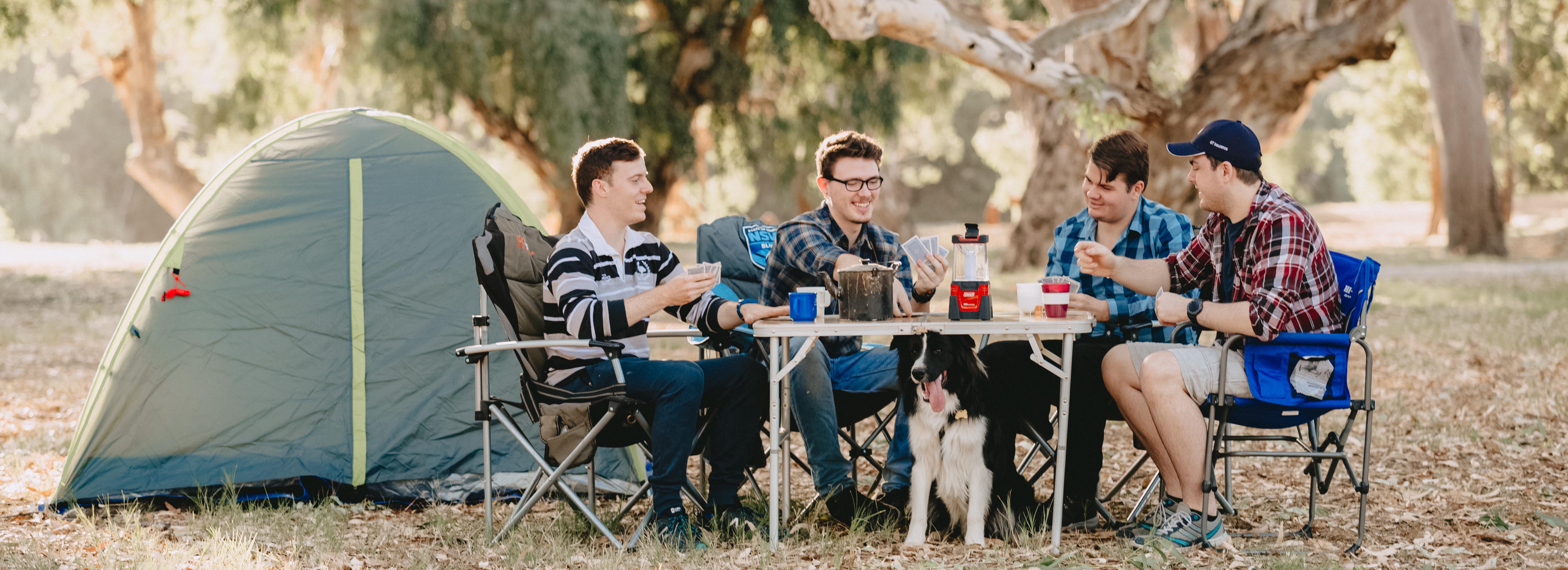 Camping at Oura Reserve in Wagga Wagga